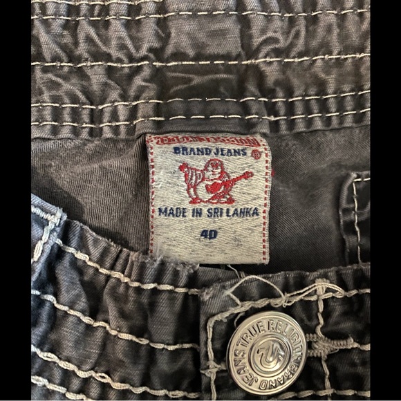 True Religion Men's Cargo Pants - Charcoal - Picture 6 of 9